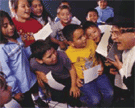 Image of children learning music